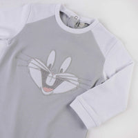 Langarm Strampelanzug Looney Tunes Grau