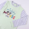 Schlafanzug Für Kinder Mickey Mouse grün Grau Rosa