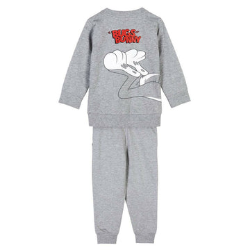 Kinder-Trainingsanzug Looney Tunes Grau