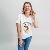 Women’s Short Sleeve T-Shirt Mickey Mouse White