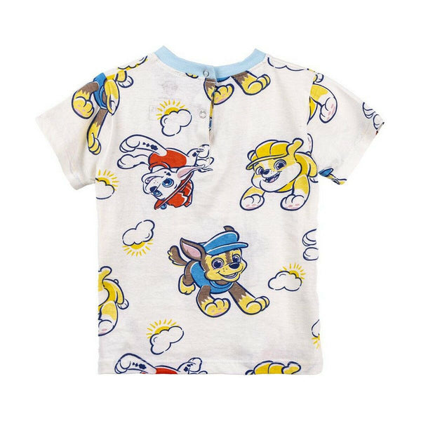 T shirt à manches courtes The Paw Patrol Beige