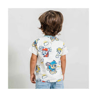 Kurzarm-T-Shirt The Paw Patrol Beige