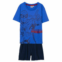 Schlafanzug Für Kinder Spiderman Blau
