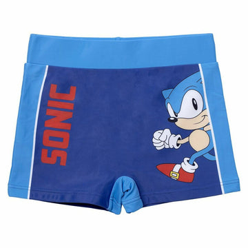 Boxer de Bain pour Enfants Sonic Bleu