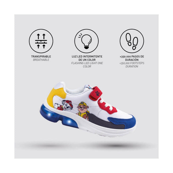 Turnschuhe mit LED The Paw Patrol Bunt