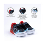 LED Trainers The Avengers Blue Red Black