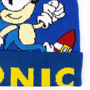 Bonnet enfant Sonic Bleu (Taille unique)