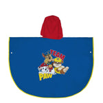 Waterproof Poncho with Hood The Paw Patrol Blue