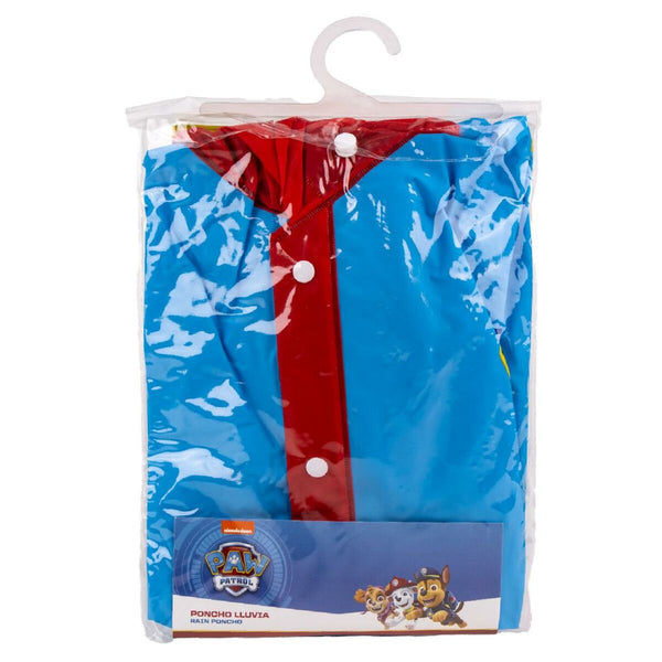 Waterproof Poncho with Hood The Paw Patrol Blue