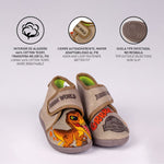 House Slippers Jurassic Park Brown