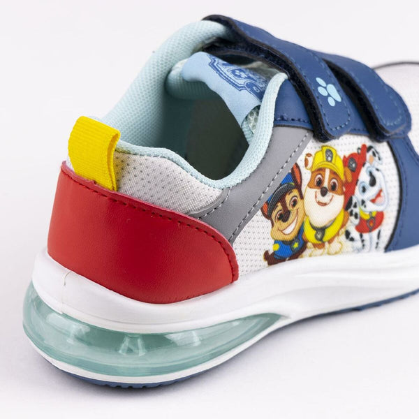 Scarpe Sportive con LED The Paw Patrol Velcro Azzurro