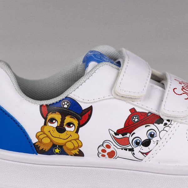 Scarpe Sportive per Bambini The Paw Patrol Velcro Bianco