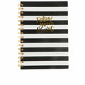Notebook Inca   A5 Stripes Black White