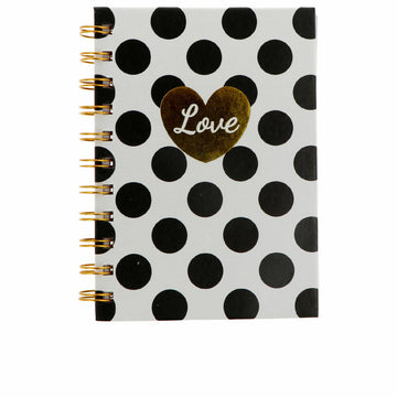 Notebook Inca   Black Love White A6