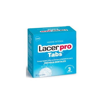 "Lacer Protabs Limpieza Protesis Dental 32 Comprimidos"