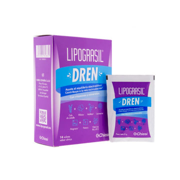 "Lipograsil Dren Citrus Flavour 14 Sachets"