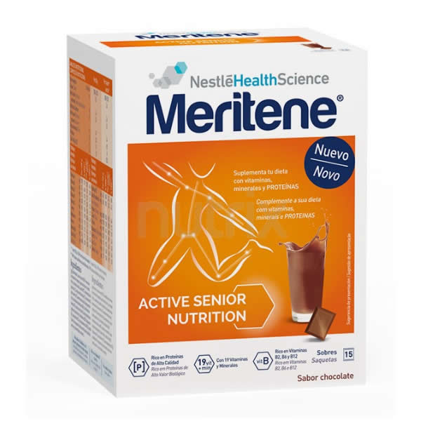 "Meritene Batidos Sabor Chocolate 15 Sobres"