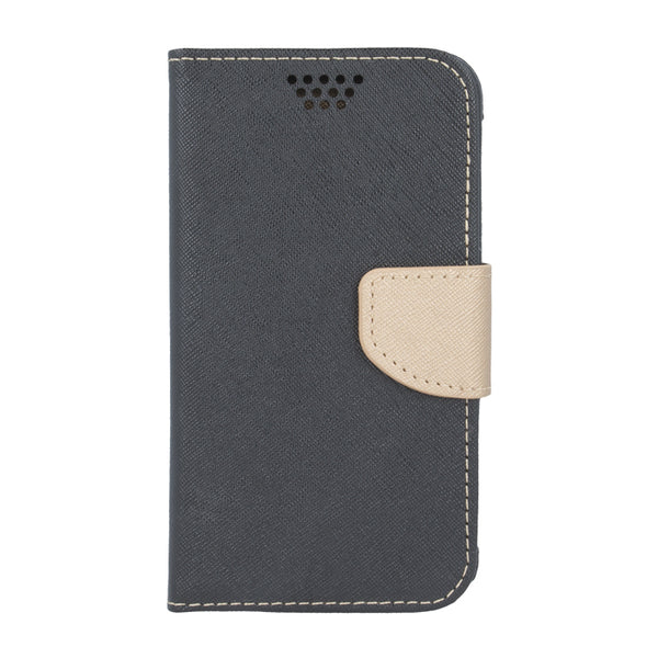 Smart Universal Fancy Silicon case 4,7&quot; 74x138 black-gold