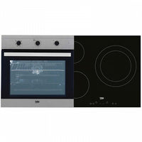 Combined Oven and Glass-Ceramic Hob BEKO BSE22120X 65 L TouchControl Inox
