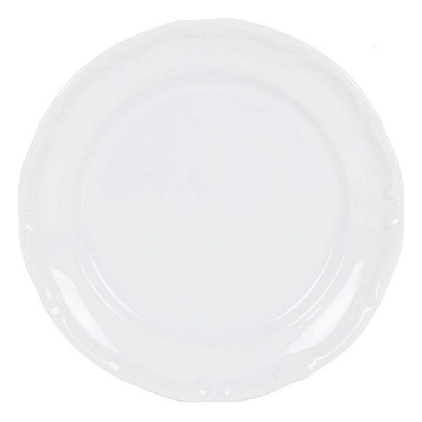 Flat plate Maria Porcelain White (ø 23,5 x 2,5 cm)