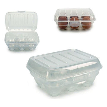 Egg cup Transparent Plastic Transparent (13 x 7,5 x 18 cm)