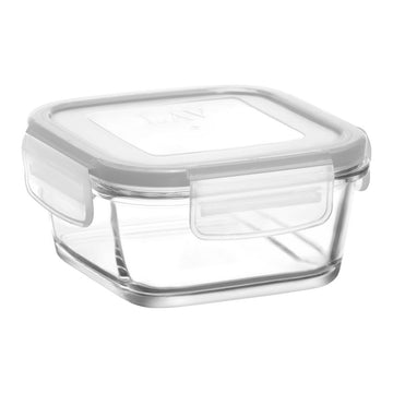 Hermetic Lunch Box LAV Crystal 375 cc (11,5 x 11,5 x 5,3 cm)