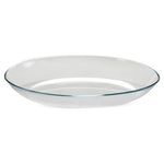 Plateau Invitation Ovale Verre (22,5 x 4,5 x 30 cm)