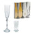 Champagne glass Glass 3 (3 Pieces) (6,5 x 25 x 25,5 cm)