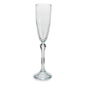 Champagne glass Glass 3 (3 Pieces) (6,5 x 25 x 25,5 cm)