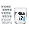 Glass Drink H2 Transparent Glass (380 ml)