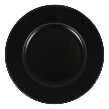 Plate Neat Porcelain Black (Ø 16 cm)