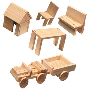 Playset SES Creative Joinery Workshop (57 Pieces)