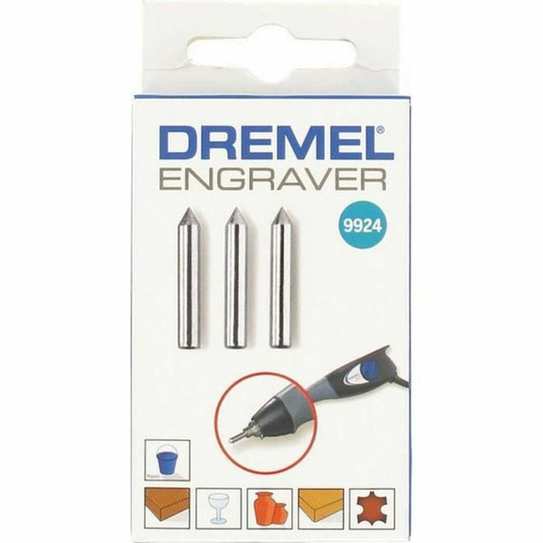 Kit de fraises à défoncer multi-usage Dremel 9924 (3 Unités)