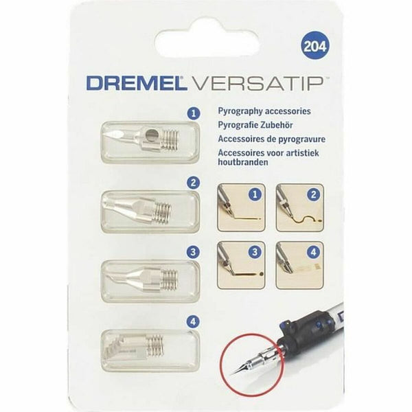 Ensemble d'accessoires de pyrogravure Dremel 204 4 Pièces