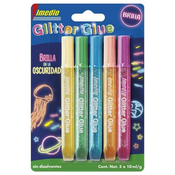 Glue Imedio Glow In The Dark Multicolour 10 ml