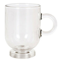 6 Piece Coffee Cup Set Royal Leerdam Sentido Expresso Crystal Transparent 80 ml