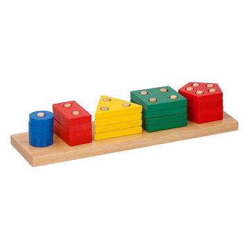 Building Blocks Game 20 Pieces 1,4 x 8,6 x 31 cm Wood