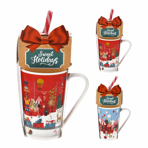 Coffret cadeau Noël Chocolat à la tasse 2 Pièces