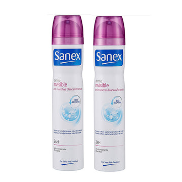 "Sanex Dermo Invisible Deodorant Spray 2x200ml"