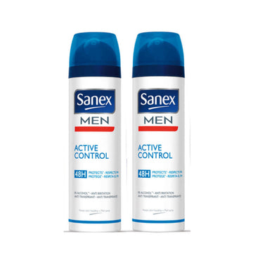 "Sanex Men Active Control 48h Deodorante Spray 2x100ml"