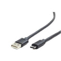Câble USB A 2.0 vers USB C GEMBIRD 480 Mb/s Noir