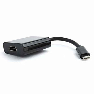 USB C to HDMI Adapter GEMBIRD WNP-RP300-01 4K Ultra HD USB-C 3.1 Black