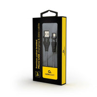 Câble USB vers micro USB GEMBIRD CC-USB2B-AMMBM-2M-BW Noir 2 m