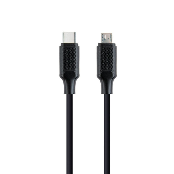 Micro USB 2.0 B to USB C Cable GEMBIRD CC-USB2-CMMBM-1.5M Black 1,5 m
