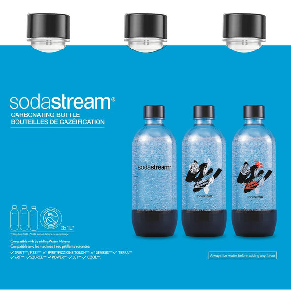 Bouteille sodastream Bubbles of color 3 Pièces