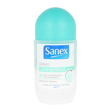 Roll-On Deodorant Dermo Clean & Fresh Sanex (50 ml)
