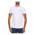 Men’s Short Sleeve T-Shirt Calvin Klein E LIIN SLIM T White