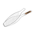 Barbecue Grill for Fish Stainless steel (14 x 58 cm)