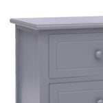 Hall Bench Dark Grey 115x30x40 cm Wood
