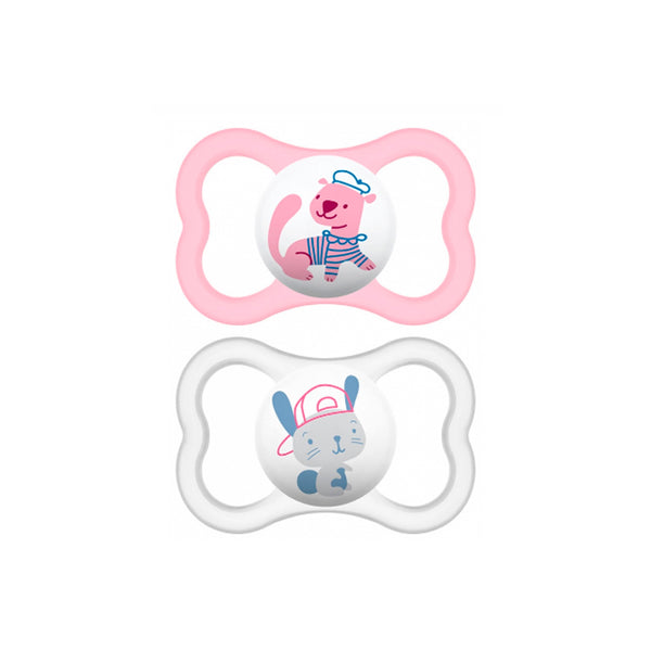 "Mam Air Silicone Pacifier Duplo +6M"